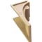 Ekena Millwork 11"W x 11"D x 22"H Wide Viola Rough Cedar Woodgrain TimberThane Corbel, Primed Tan CORUR11X11X22VIORCPR - alternate 3